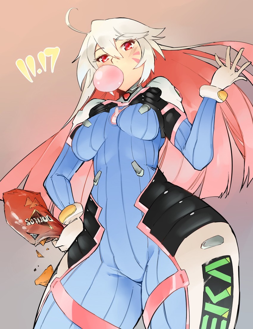 d.va and jack-o' valentine (guilty gear and 3 more) drawn by kenshin187