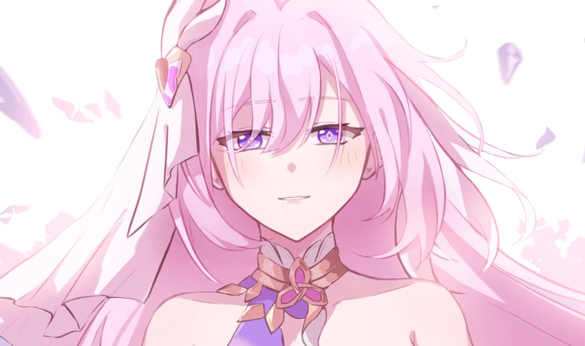 elysia (honkai and 1 more) drawn by faber_fubei