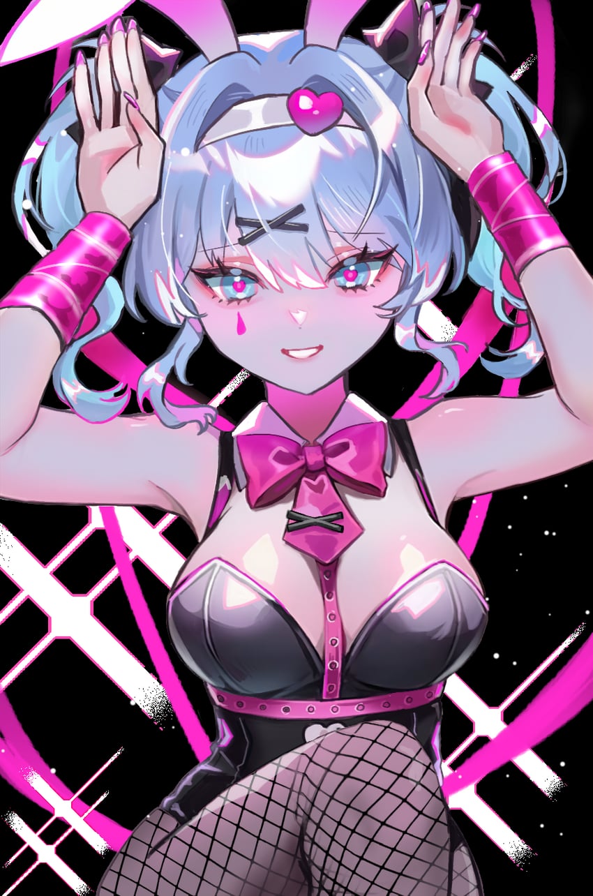 hatsune miku (vocaloid and 1 more) drawn by mew_(mewrurirun)