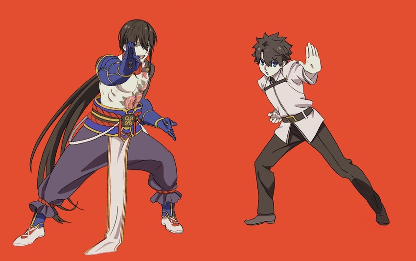 fujimaru ritsuka and yan qing (fate and 1 more) drawn by mi_(pic52pic)