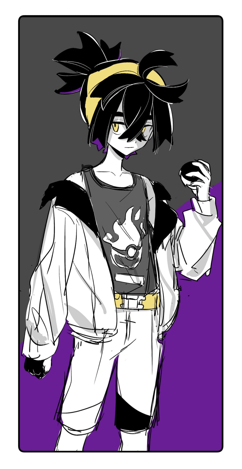 kieran (pokemon and 1 more) drawn by akya_(ajwg4227)