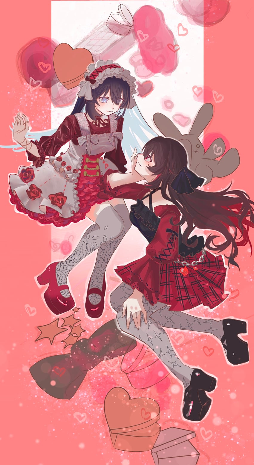 seele vollerei and seele (honkai and 1 more) drawn by duoyun_de_tiankong