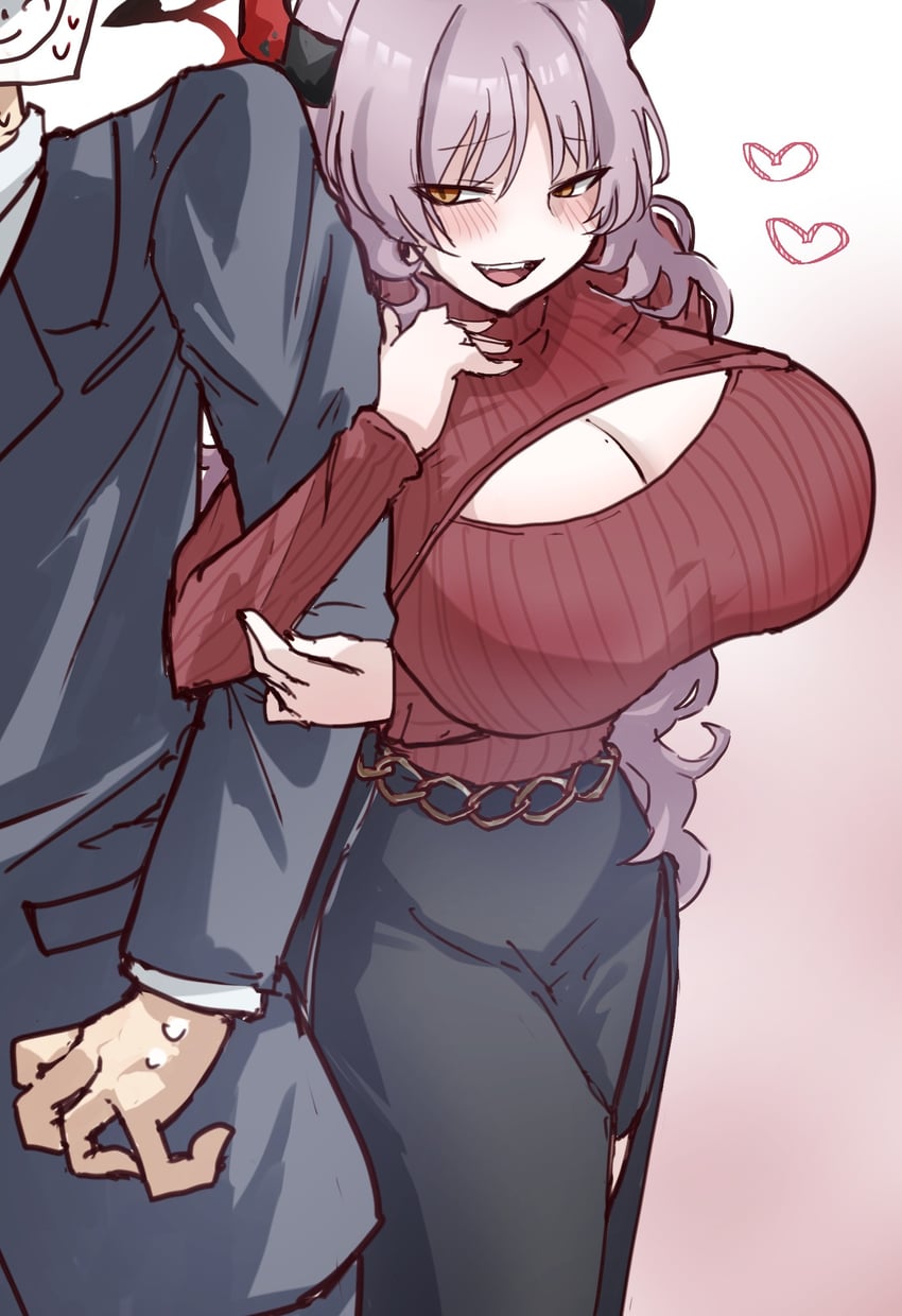 sensei, doodle sensei, and satsuki (blue archive) drawn by komena_(shinyday312)