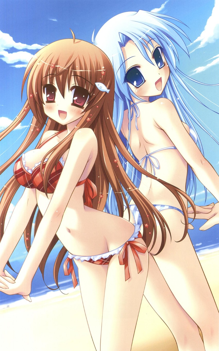 ichinose yuuka and yuunagi juri (tsunagaru bangle) drawn by inugahora_an