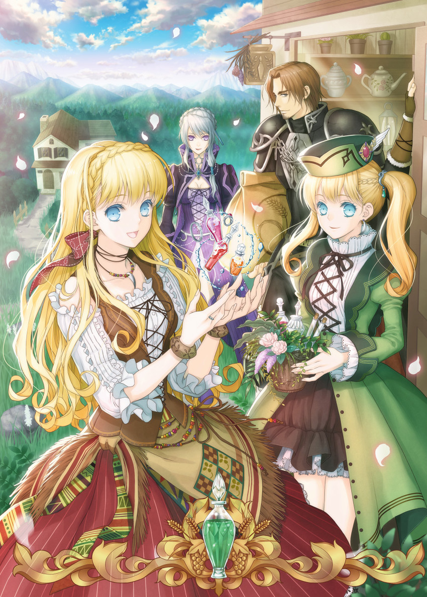 julius, ginette, dietlinde, and alette (charpentier no zakkaya-san) drawn by yuuno_(yukioka)