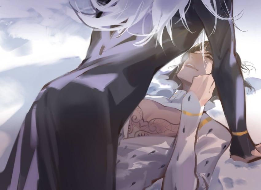 bruno bucciarati and leone abbacchio (jojo no kimyou na bouken and 1 more) drawn by fandangyu
