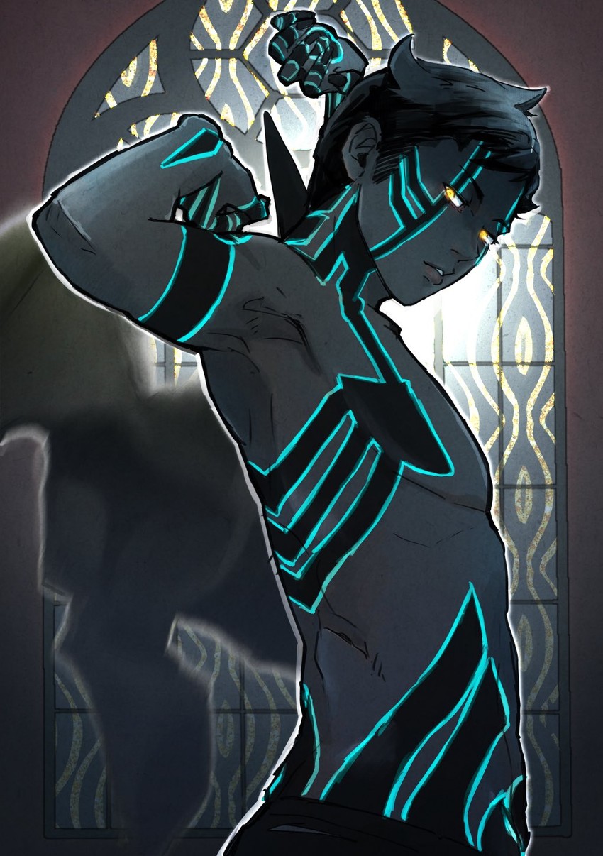 demi-fiend (shin megami tensei and 1 more) drawn by tori_(bromaticbrotrap)