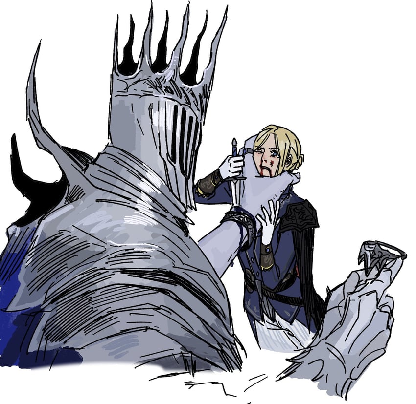 duchess and heolstor the nightlord (elden ring and 1 more) drawn by chocytd