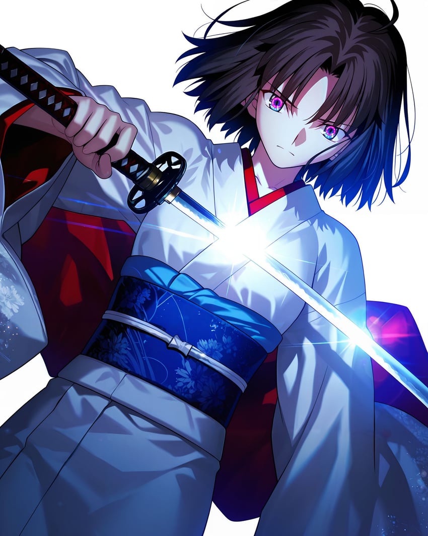 ryougi shiki (fate and 2 more) drawn by pixelmaster00