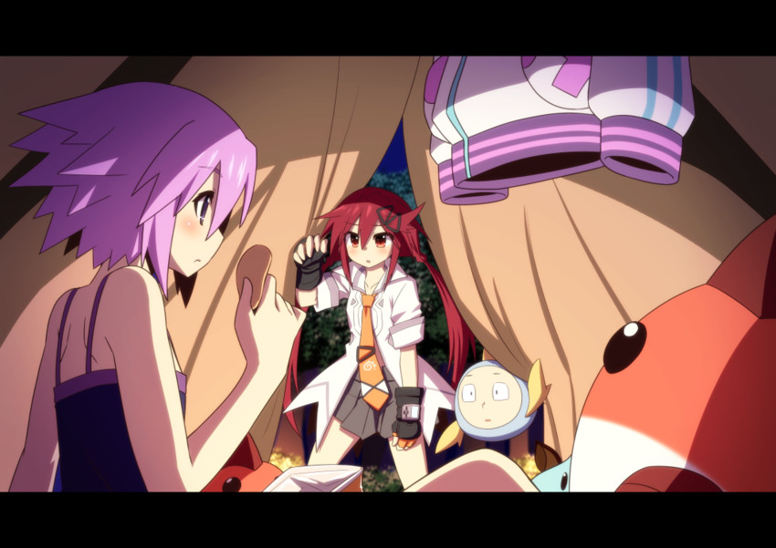 neptune, tennouboshi uzume, dogoo, and umio (neptune and 1 more) drawn by mizunashi_(second_run)