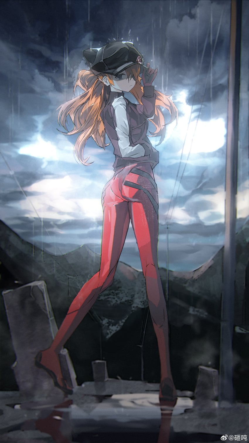 souryuu asuka langley (neon genesis evangelion and 2 more) drawn by zadun