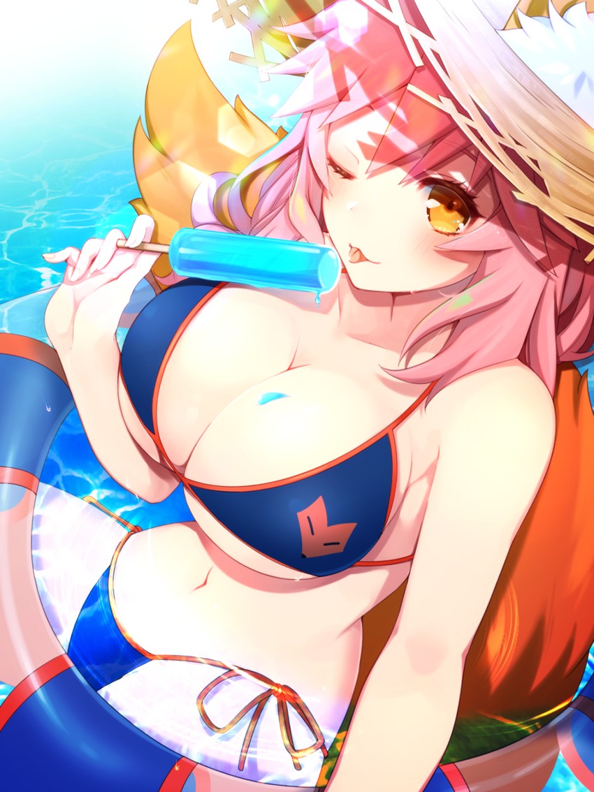 tamamo and tamamo no mae (fate and 1 more) drawn by ponita