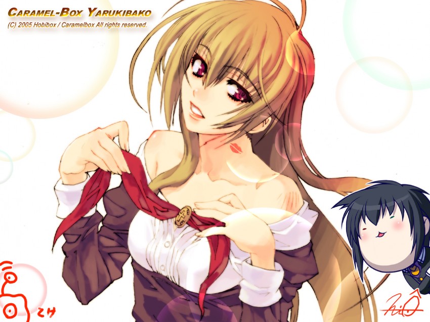 miyanokouji mizuho and kumon katsuki (otome wa boku ni koishiteru and 1 more) drawn by nishii_(damnedrive) and yoda_(love_love_show)