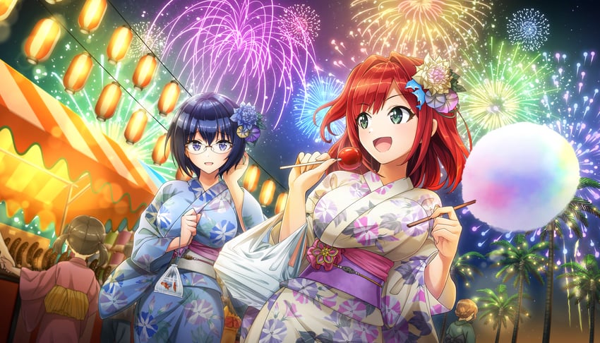 sakimiya iruka and tojou michiru (dolphin wave) drawn by ootomo_takuji