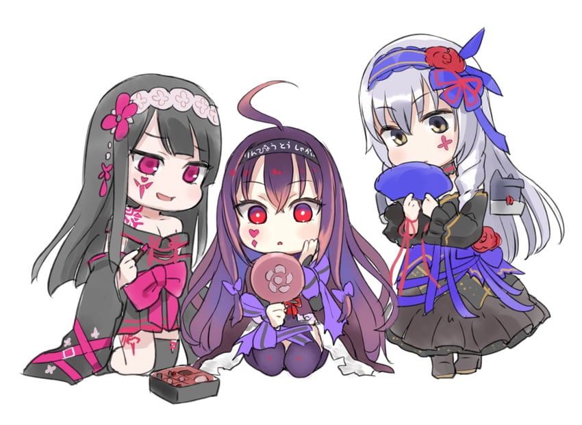 kageuchi suishinshi masahide, kageuchi kuji kanesada, and kageuchi aoki kanemoto (tenka hyakken) drawn by kurofuti