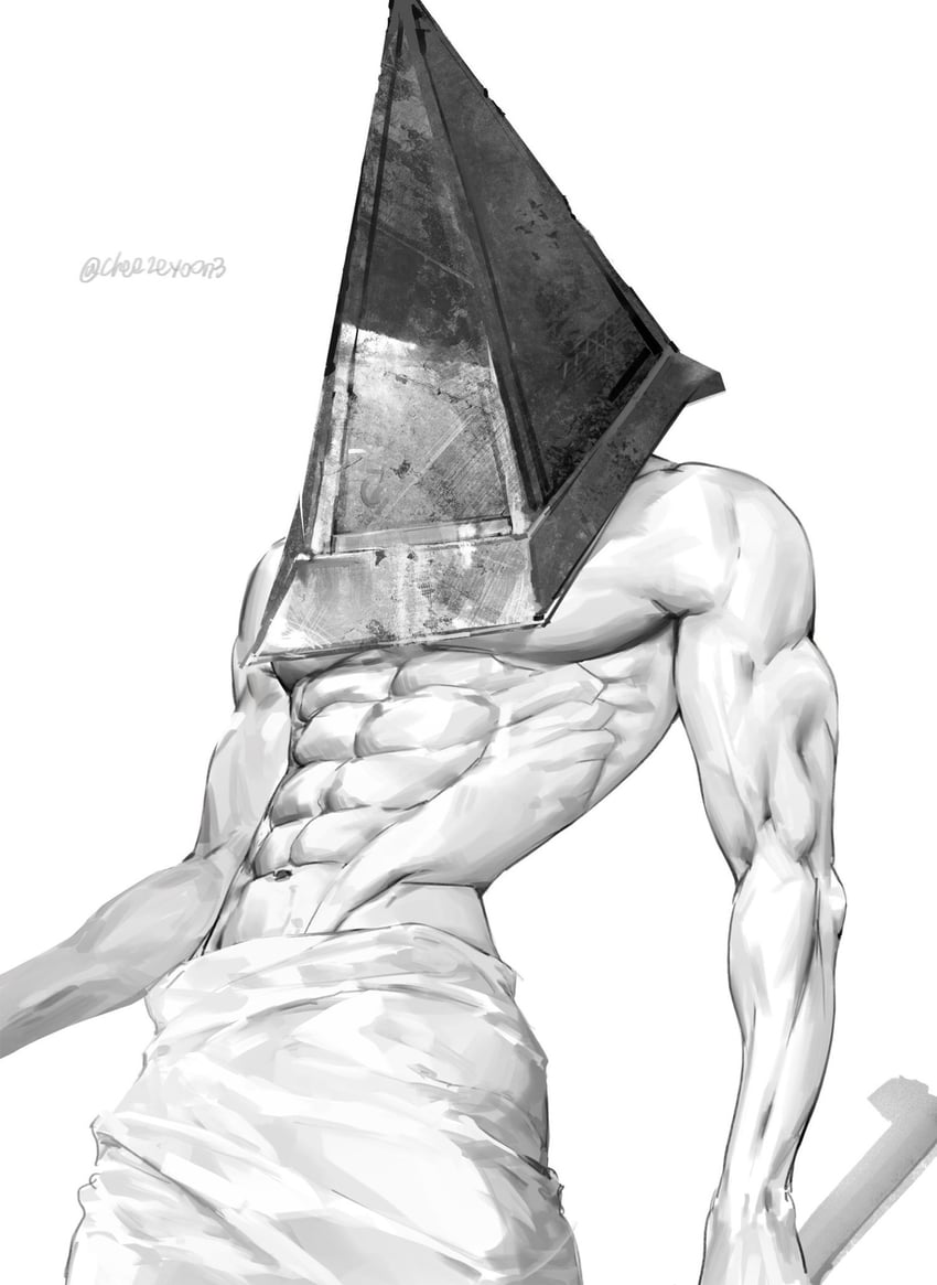 pyramid head (silent hill and 1 more) drawn by cheezeyoon3