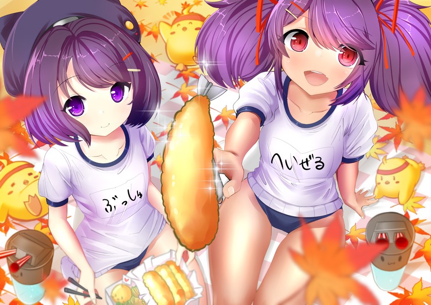 manjuu, bush, and hazelwood (azur lane) drawn by mokuzu_(modesu1192)