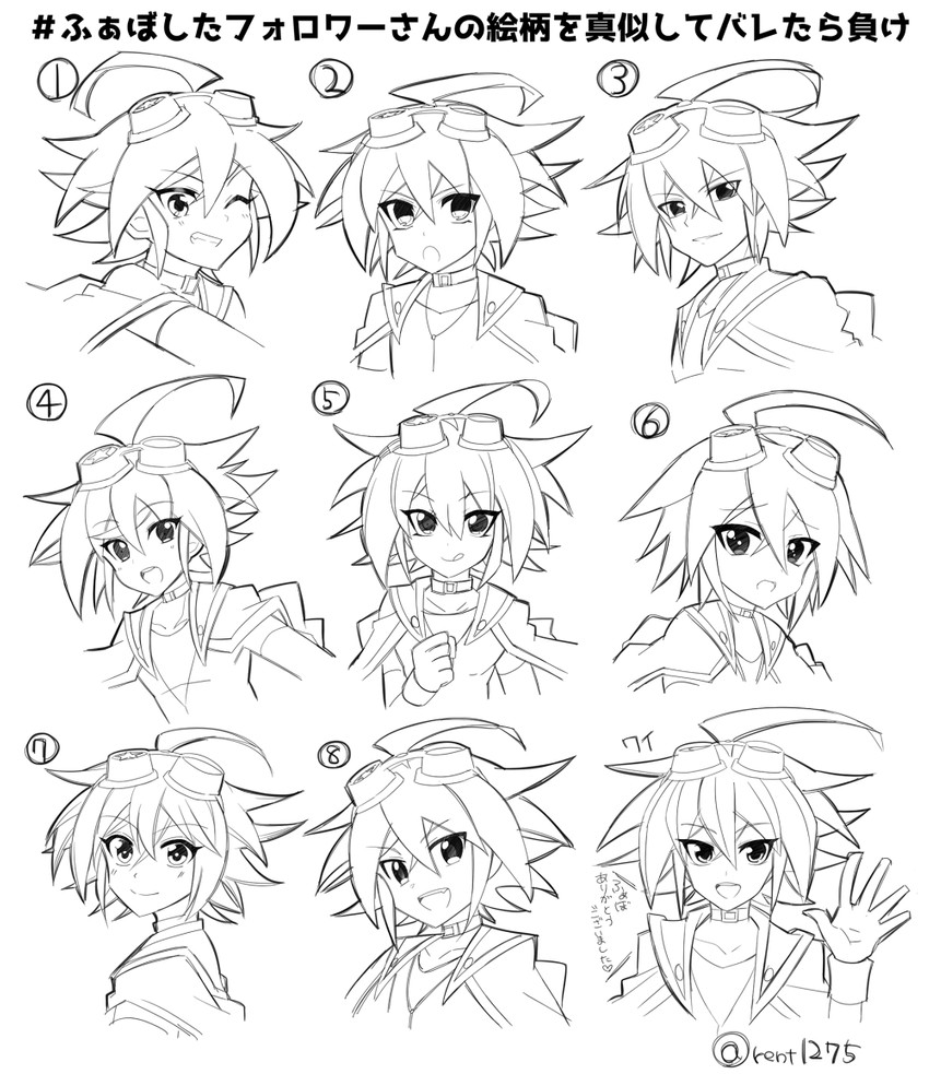 sakaki yuya (yu-gi-oh! and 1 more) drawn by rento_(rukeai)