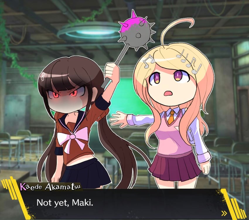 akamatsu kaede and harukawa maki (danganronpa and 2 more) drawn by soshu_(soshuscribbles)