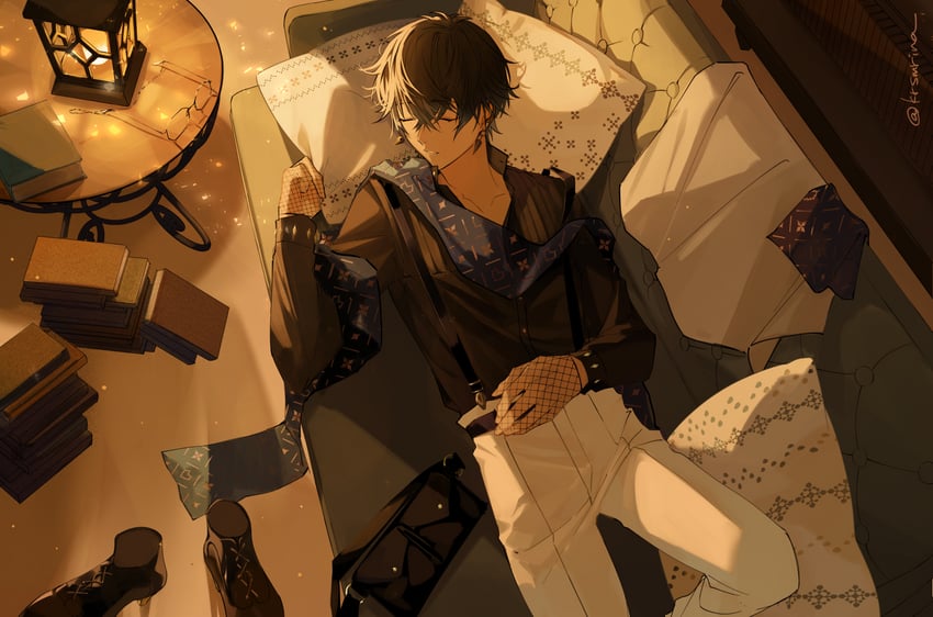 ike eveland (nijisanji and 1 more) drawn by serisawa