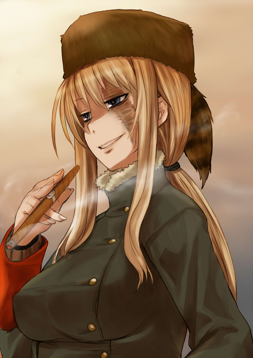 balalaika and tanya (black lagoon and 1 more) drawn by nabeyu