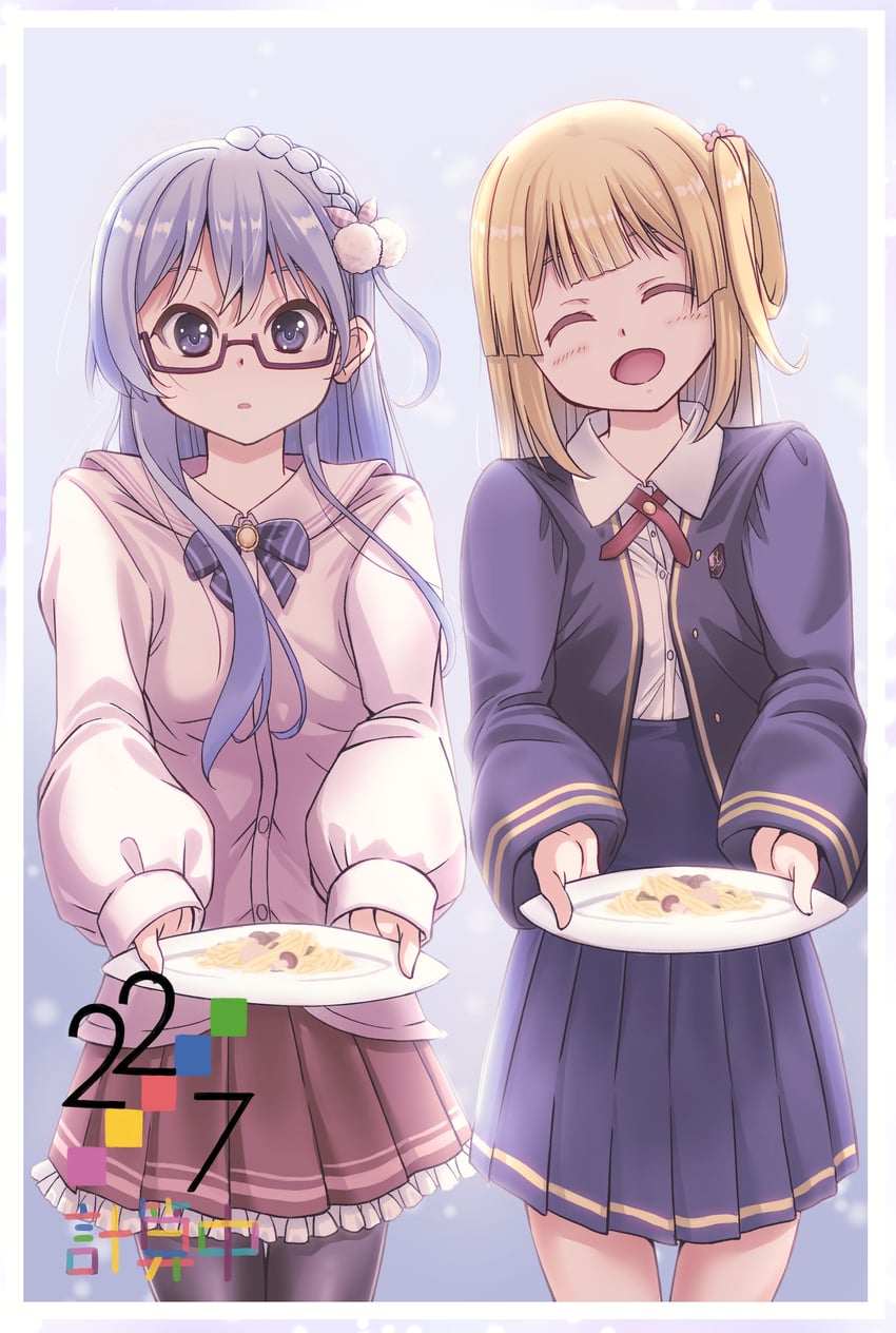 maruyama akane and fujima sakura (22/7) drawn by mid227