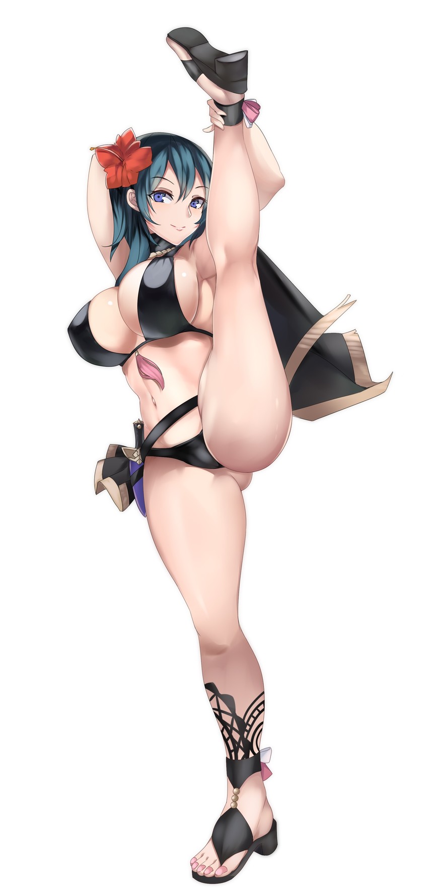 female byleth (fire emblem and 2 more) drawn by tiamat_(momokuri_mannen)
