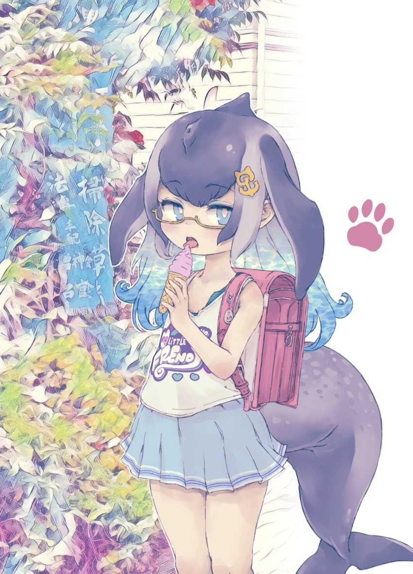 blue whale (kemono friends and 2 more) drawn by kolshica