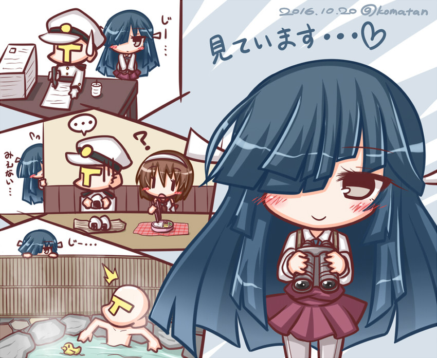 admiral, t-head admiral, hayashimo, and natori (kantai collection) drawn by komakoma_(magicaltale)