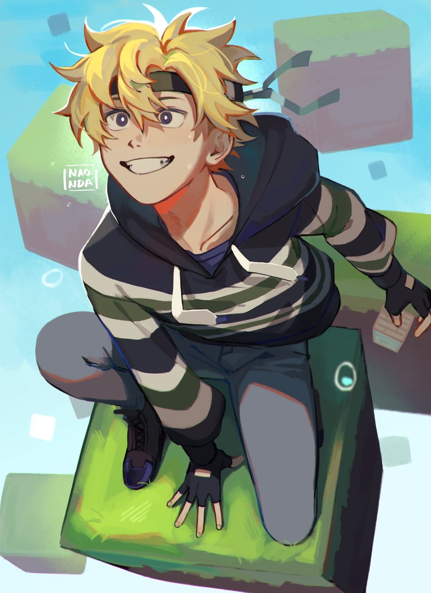 evbo (minecraft and 2 more) drawn by nao_(naonda)