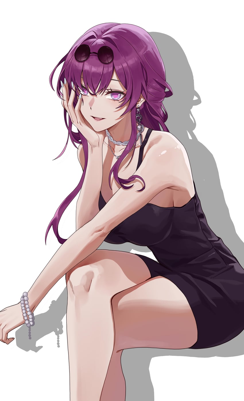 kafka (honkai and 1 more) drawn by meng_qian_guang