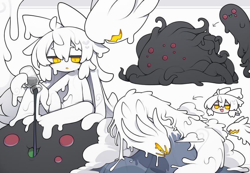 dorodra and li-li (original) drawn by kisaragi_kaya