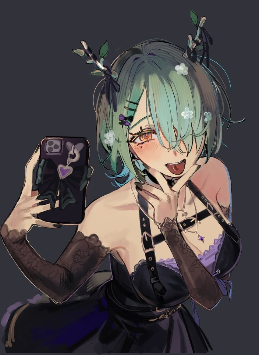 ceres fauna (hololive and 1 more) drawn by eus_ing