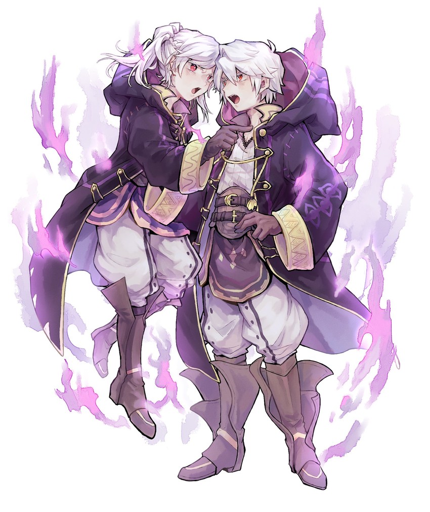 female robin and male robin (fire emblem and 2 more) drawn by asanokkkken