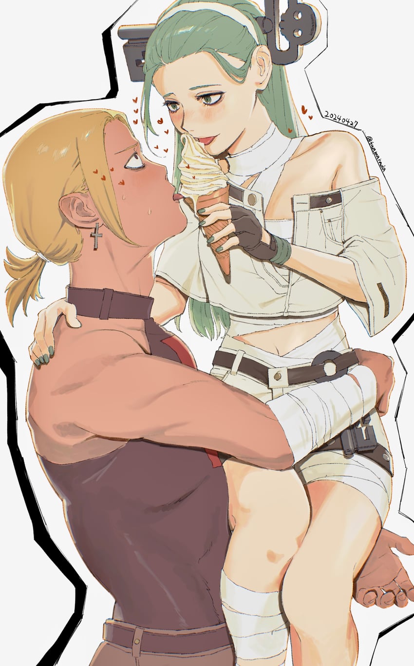a.b.a and paracelsus (guilty gear and 1 more) drawn by suamarada