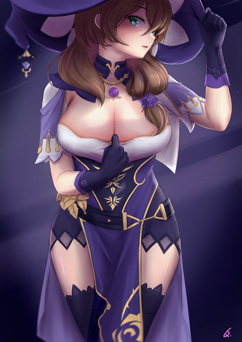 lisa (genshin impact) drawn by vinwri