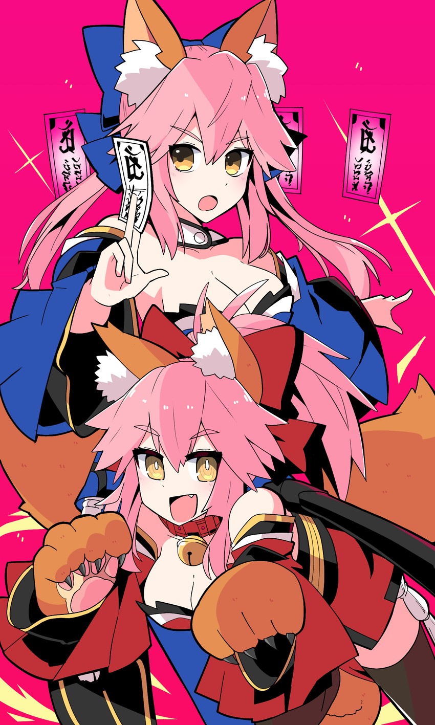 tamamo, tamamo no mae, and tamamo cat (fate and 4 more) drawn by nazono77
