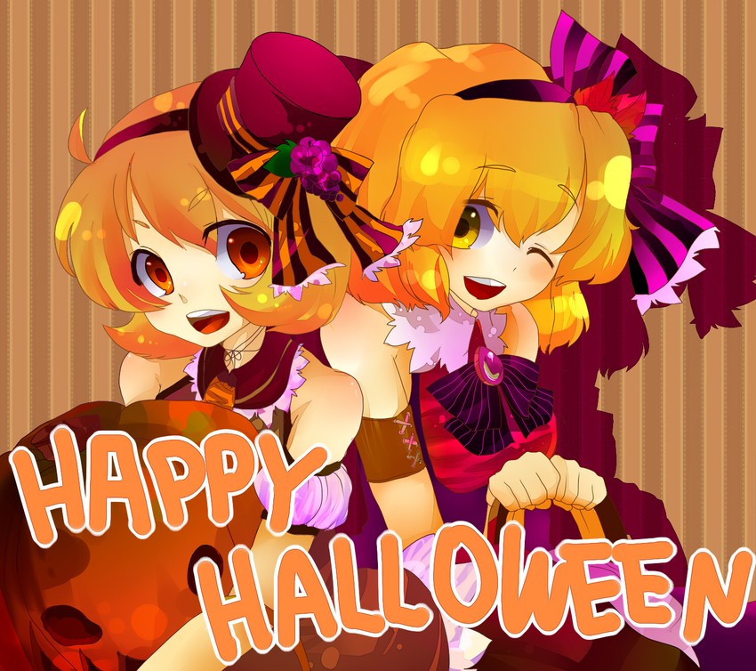 aki minoriko and aki shizuha (touhou) drawn by rarorimiore