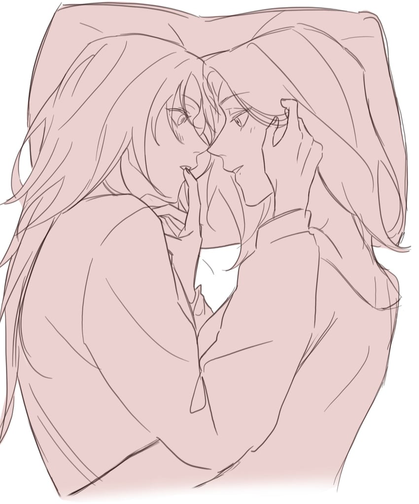 chief, female chief, and langley (path to nowhere) drawn by widow_luv