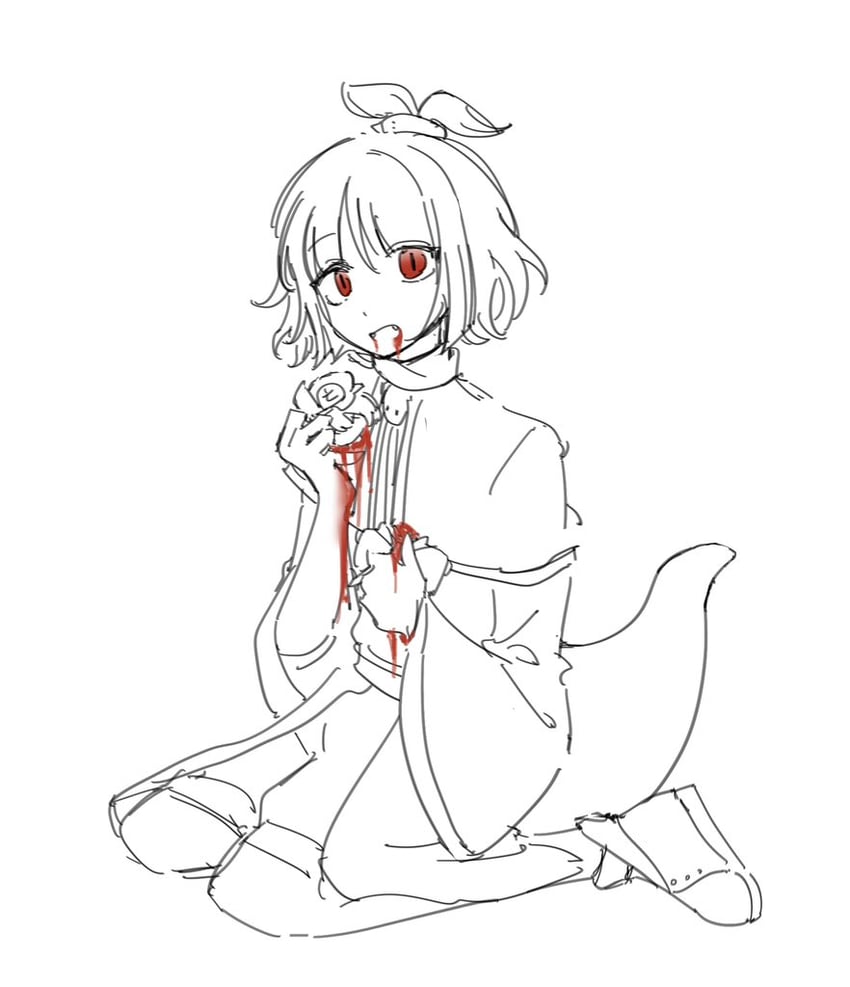 shitodo kuroji and adagumo no saragimaru (len'en) drawn by xiao_ganju_nailuo