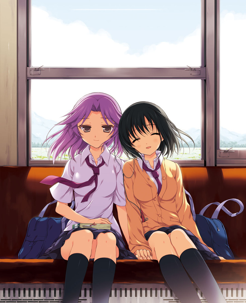 touyoko momoko and kajiki yumi (saki) drawn by odawara_hakone