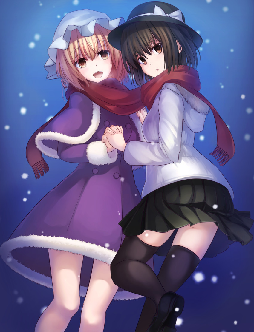 usami renko and maribel hearn (touhou) drawn by janne_cherry