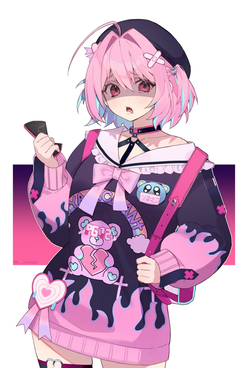 yumemi riamu (idolmaster and 2 more) drawn by p_changgun