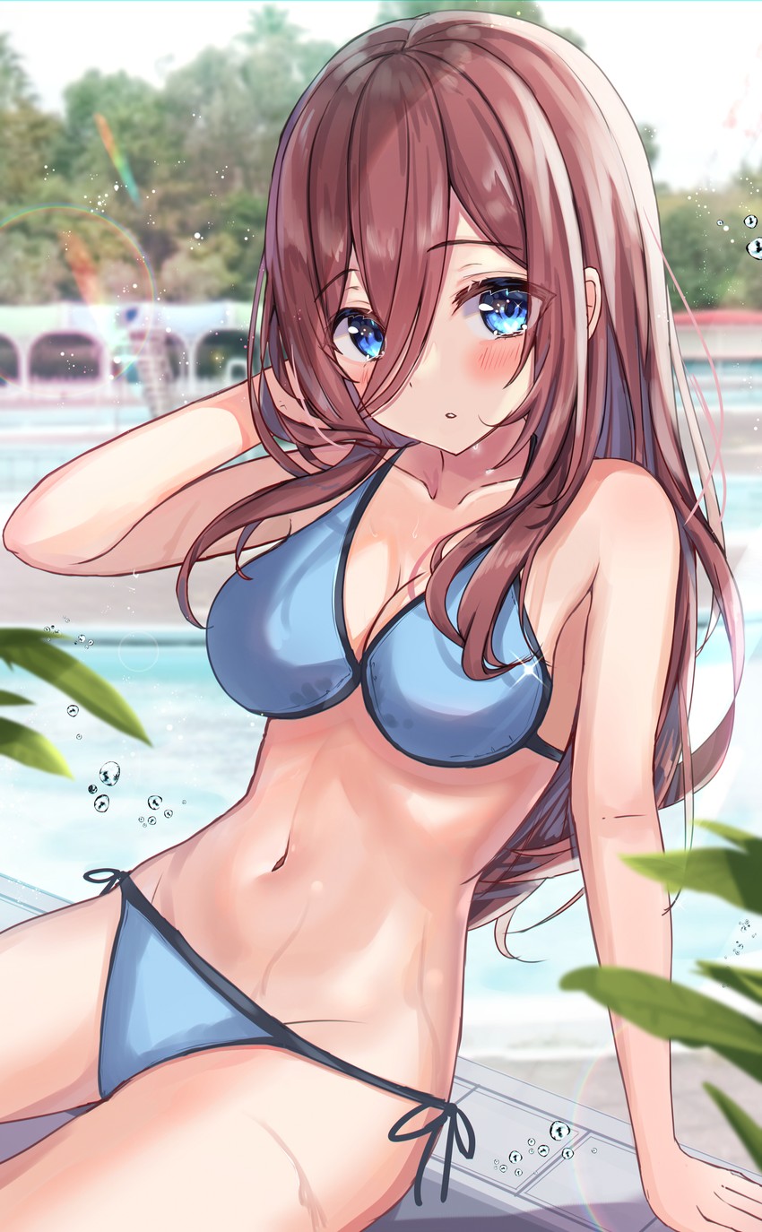 nakano miku (go-toubun no hanayome) drawn by rain_sunny