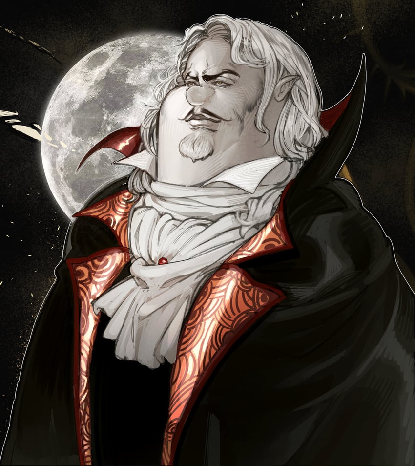 peter griffin and dracula (castlevania and 1 more) drawn by kowai_(iamkowai)