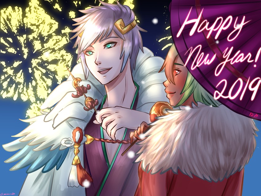 laegjarn and hrid (fire emblem and 1 more) drawn by yumikari07