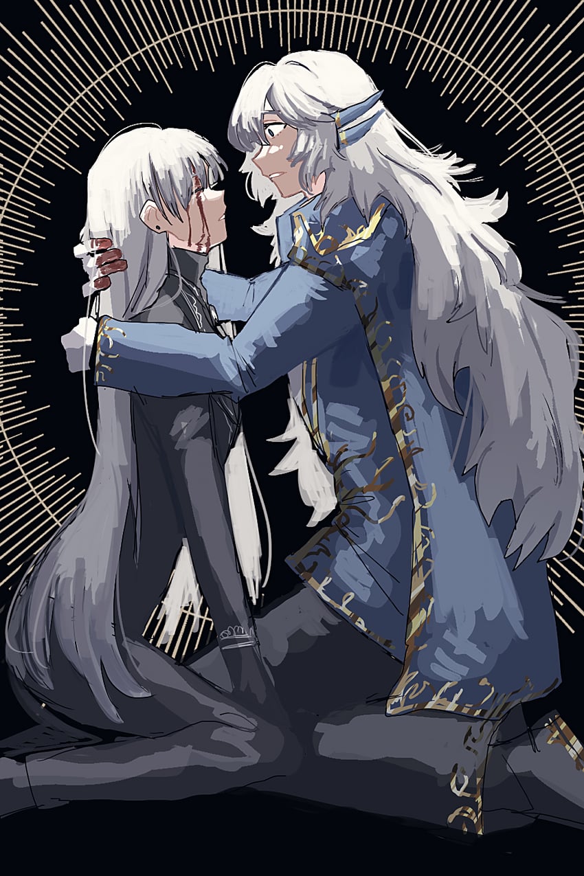 angelica and argalia (project moon and 1 more) drawn by kawaii_inu5