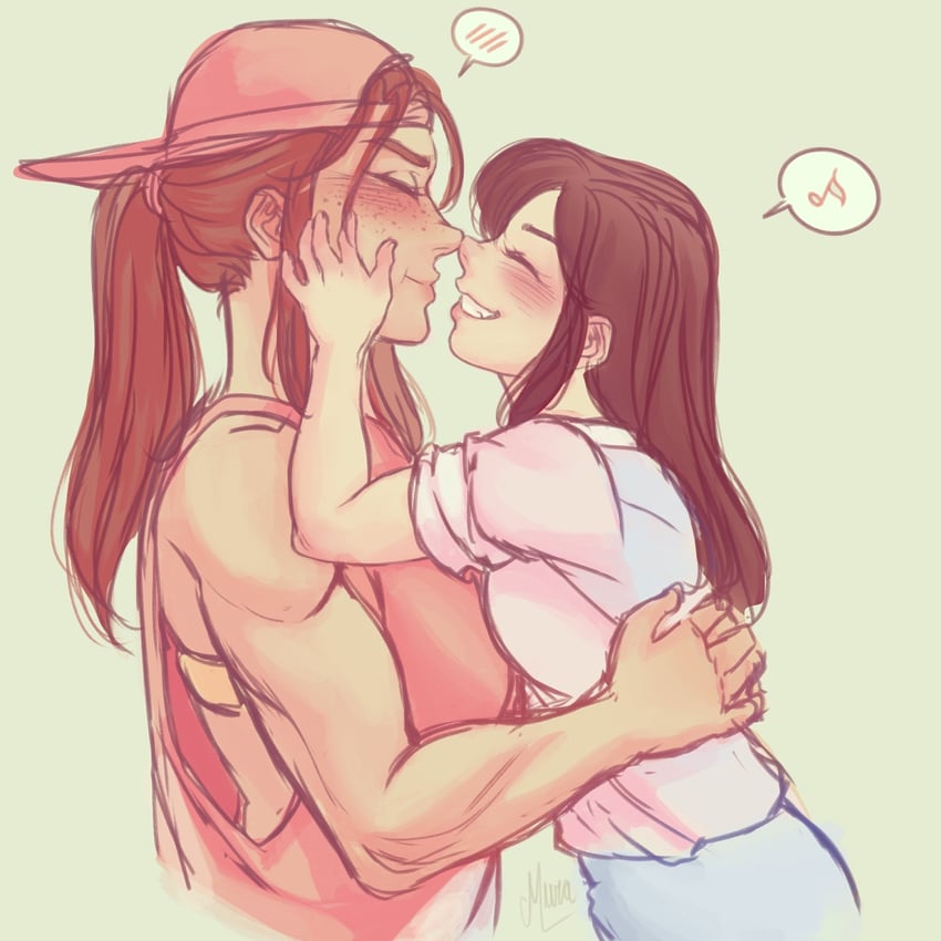 d.va and brigitte (overwatch and 1 more) drawn by murasaki-yuri