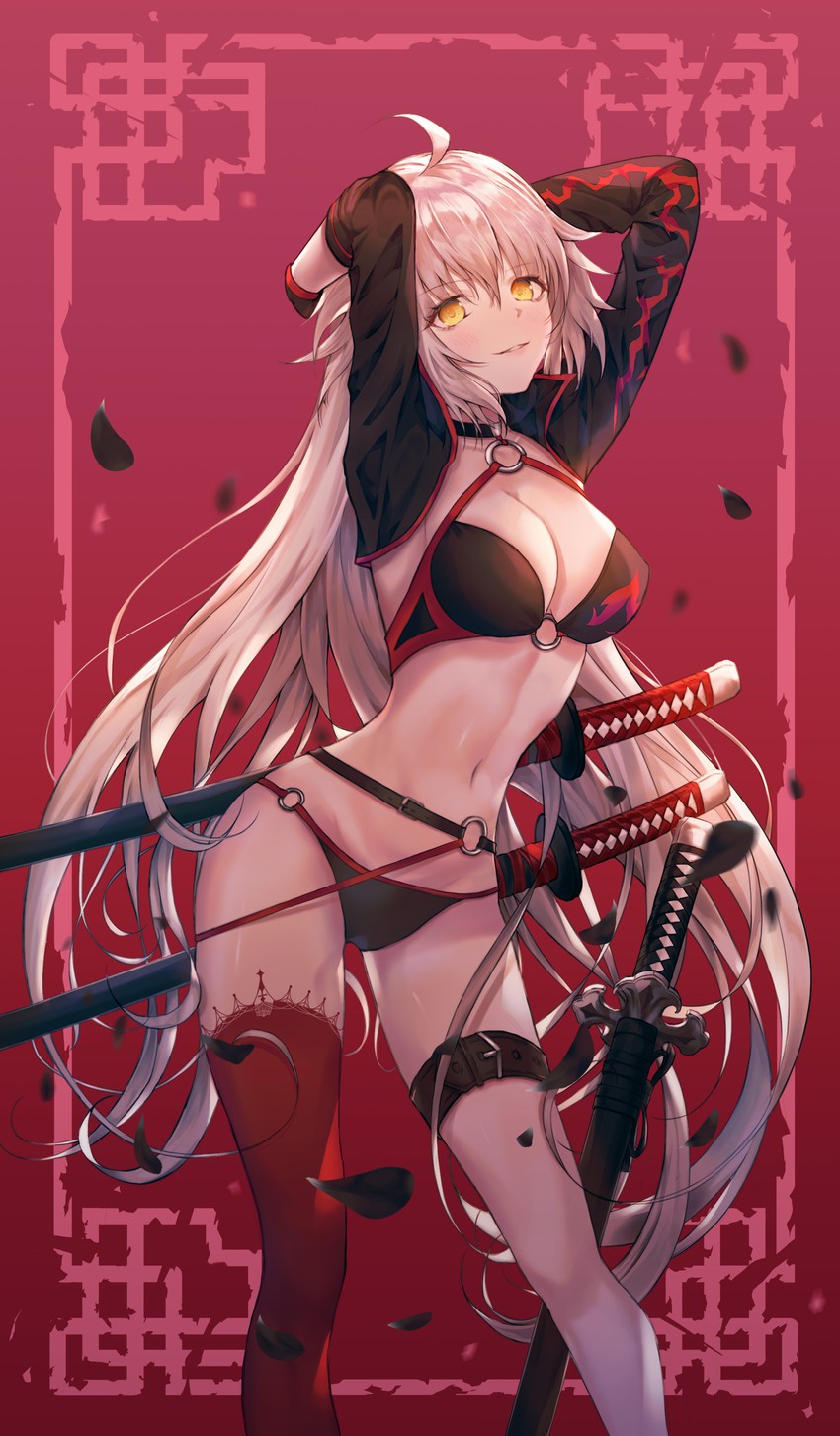 jeanne d'arc alter (fate and 1 more) drawn by siete_(john4311)