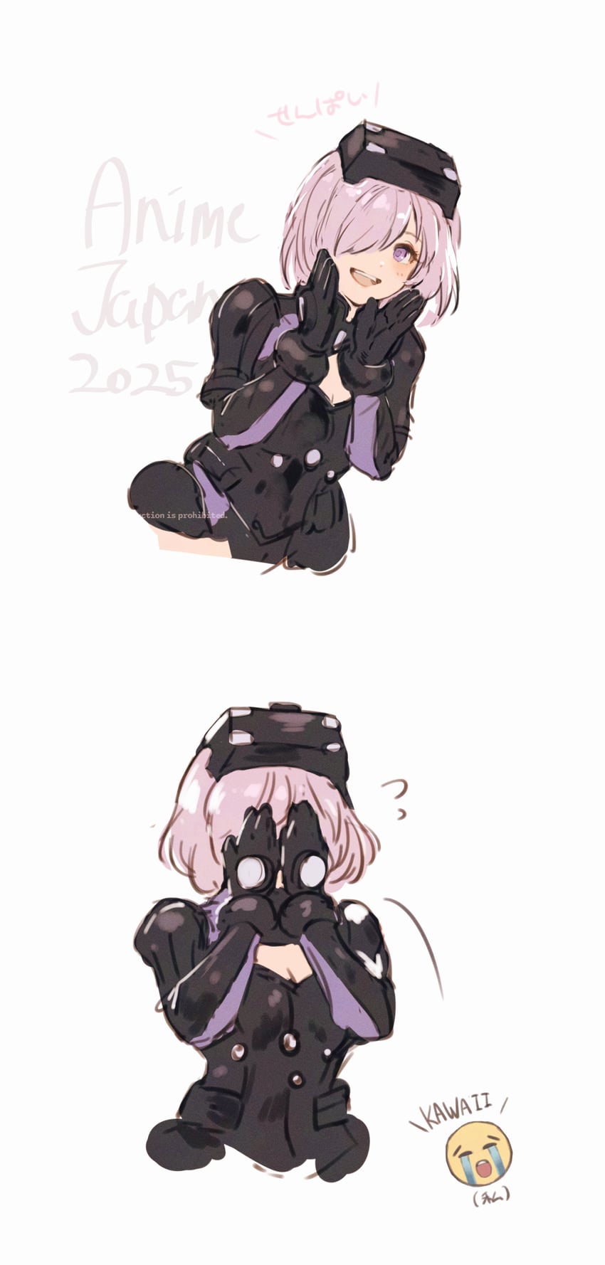 mash kyrielight (fate and 1 more) drawn by hibana_(hibana_ztlv)